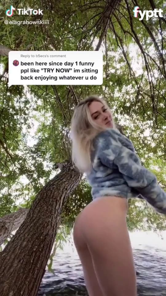 Fun Beautiful Blonde With Hot Ass Leaked TikTok Nude FYPTT