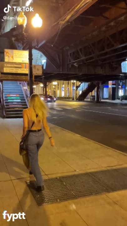 Tiktok Thot Flashing Her Tits On The Way Home Fyptt