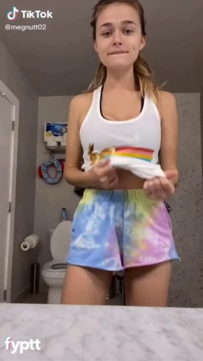 Famous TikTok girl with big naked natural tits leaked