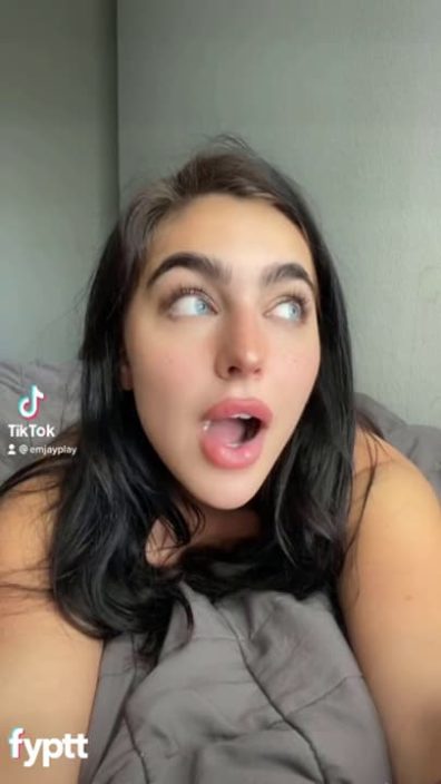Gorgeous Emily shows her ass with TikTok Bugs Bunny challenge and gets naked