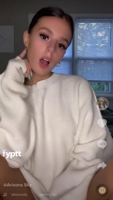 Love her facial expressions in this TikTok nude