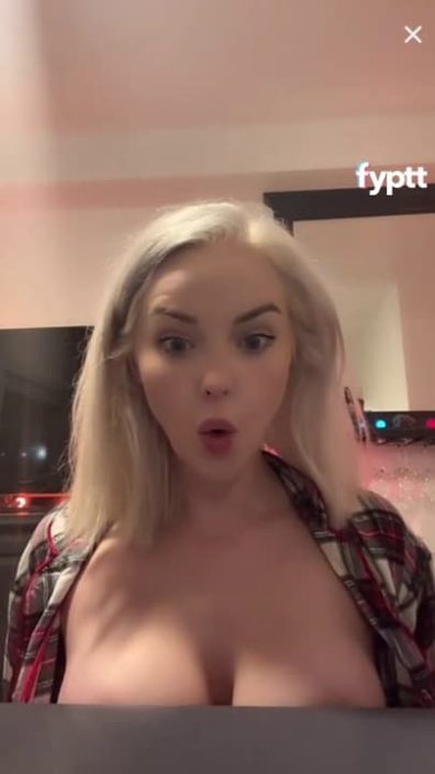 Showing Tits And Pussy On TikTok
