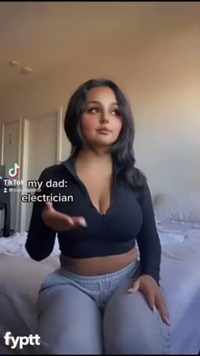 Having electrician dad and midwife mom will guarantee you big TikTok boobs