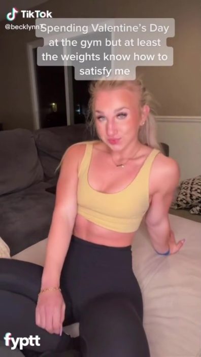 Watch this fit TikTok girl getting naked and fucked from behind