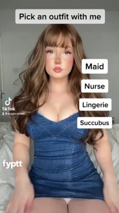 Sexy maid or NSFW TikTok maid? Pick an outfit for this girl