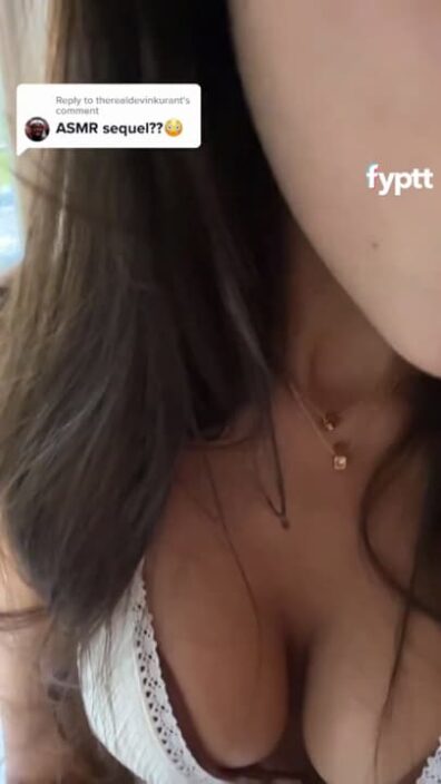 This is how it actually looks like if this TikTok XXX girl sucks your cock