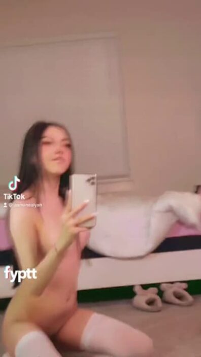 She’s into gamers, so you might have a chance to fuck this nude TikTok girl if you play